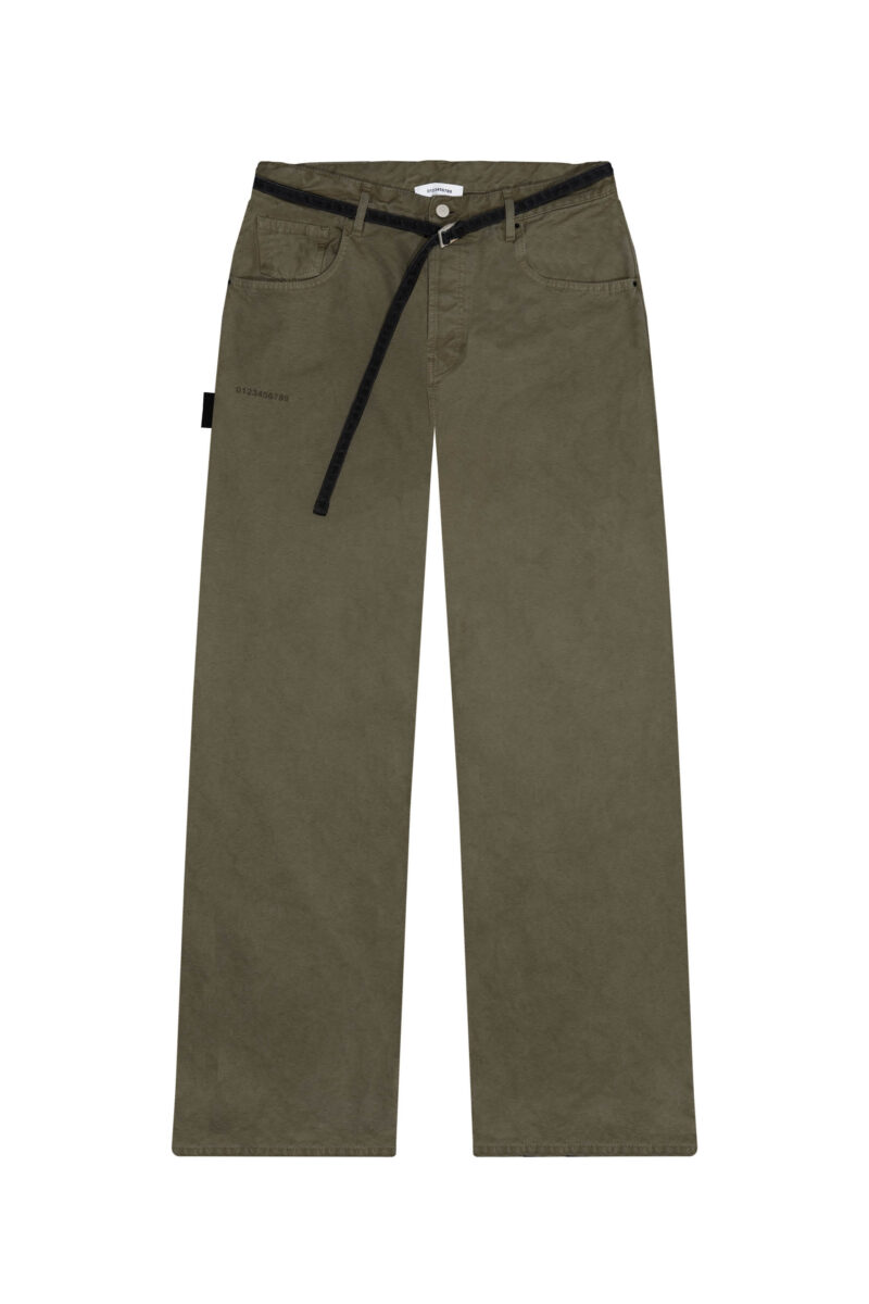 PANTALONE SUPER BAGGY - VERDE MILITARE - Sold Out