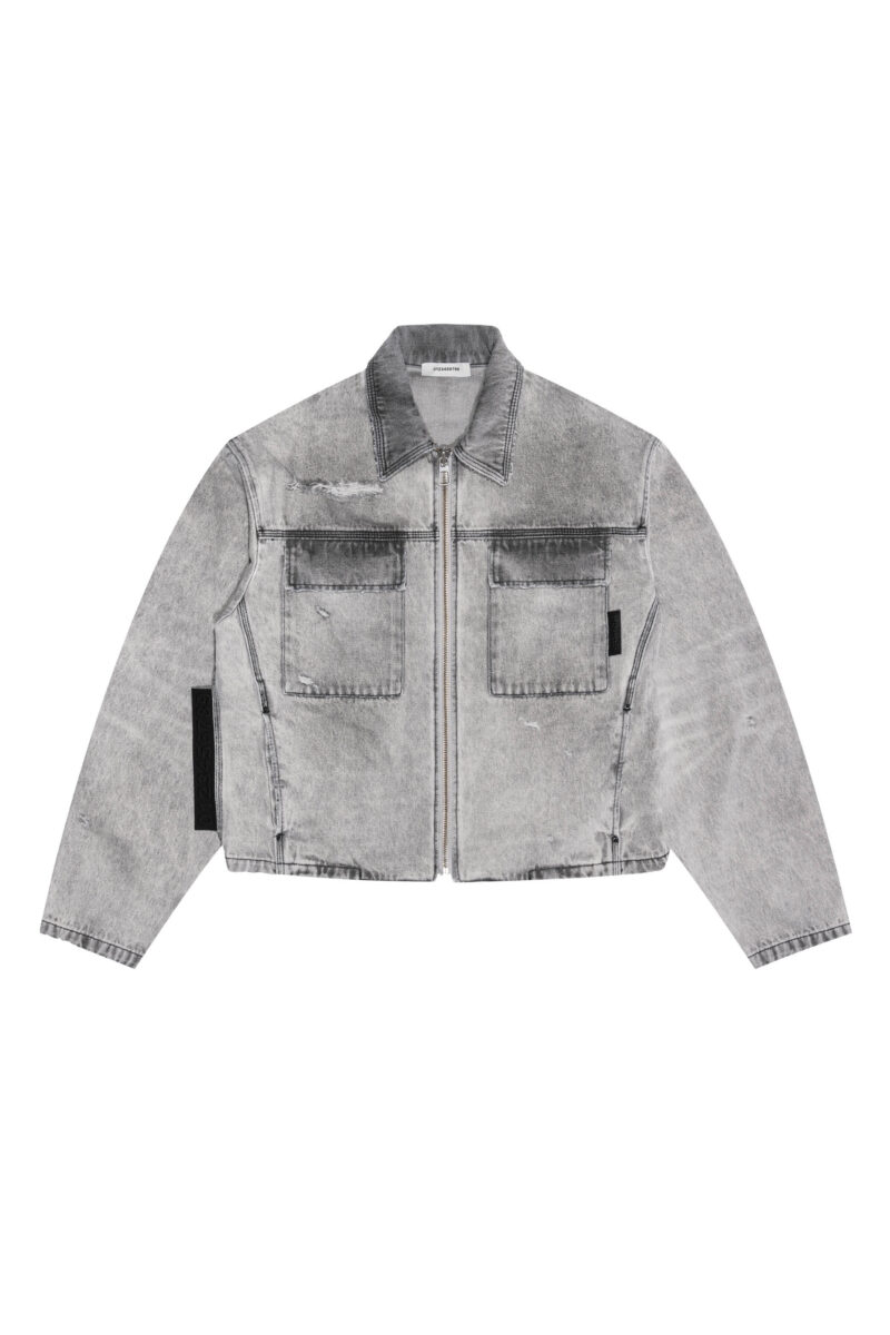 GIACCA WORKER - GRIGIO VINTAGE CON ROTTURE - Sold Out
